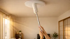 床を掃除してもホコリが戻る原因は上にあった、二度手間を減らす掃除の順番