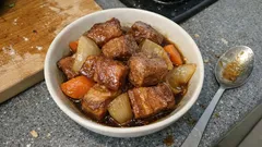 豚ヒレで角煮風—短時間でも味しみ、照りツヤ甘辛だれの煮込みレシピ