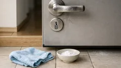 重曹×ウタマロで玄関掃除を時短する手順、1Lブレンドでドアもたたきもスッキリ