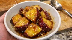 ほくほく甘い「さつまいもの甘煮」—砂糖・みりん・醤油でやさしく煮含める作り置きレシピ