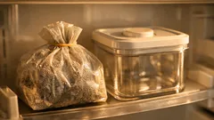 麦茶パックの湿気対策に効く保存法：OXO POPコンテナ2.6Lがシンデレラフィット